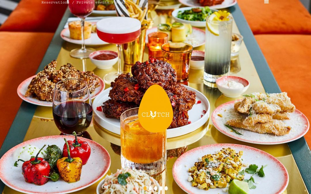 Clutch Fried Chicken Restaurant Web Design Edinburgh