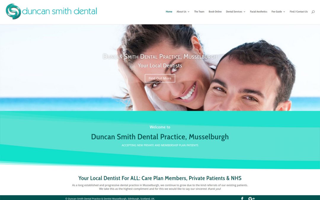 DuncanSmith Dental Practice Web Design Edinburgh