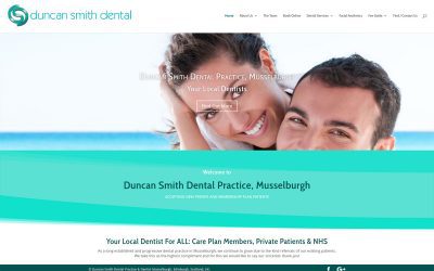 DuncanSmith Dental Practice Web Design Edinburgh