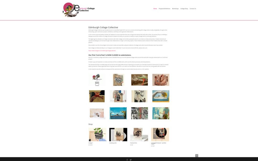 Edinburgh Collage Collective Web Design Edinburgh