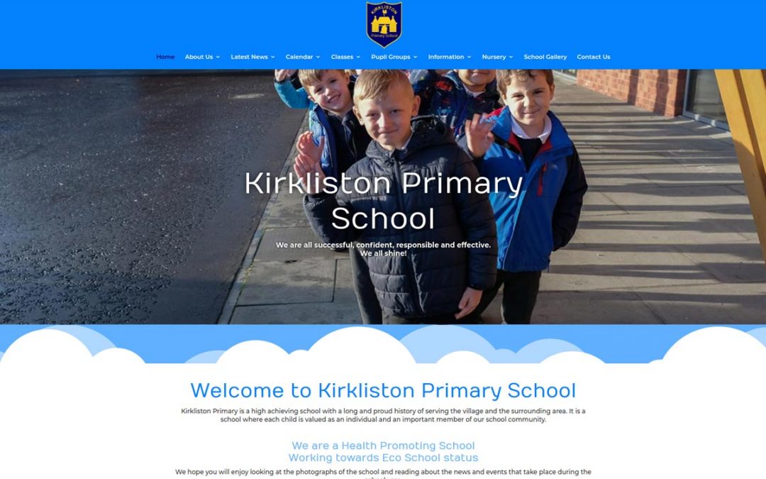 Kirkliston Primary School Web Design Edinburgh Scotland UK