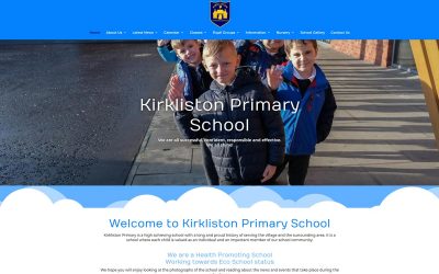 Kirkliston Primary School Web Design Edinburgh Scotland UK