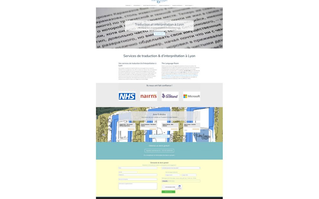 Language Room Translation Services Web Design Edinburgh