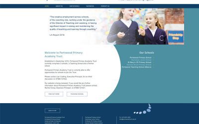 Portswood Primary Academy Trust School Web Design UK
