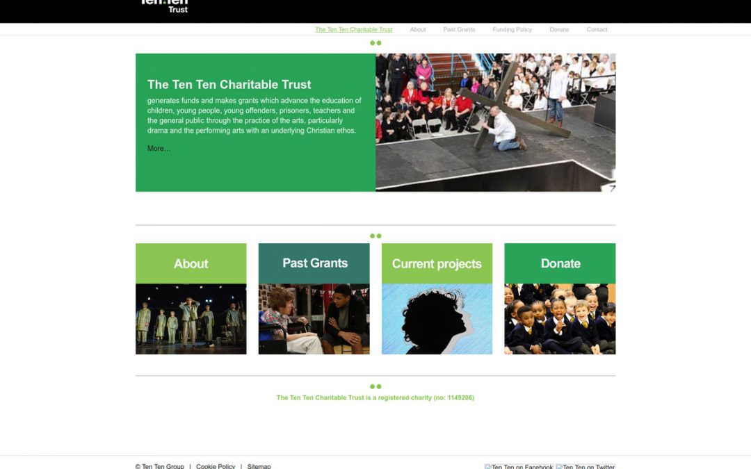 TenTen Charitable Trust Web Design UK