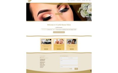 ulittlebeautysalon Beauty Salon Web Design Bathgate
