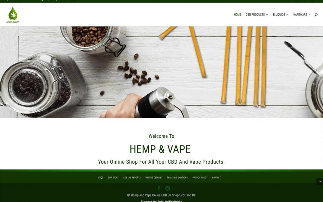 Hemp and Vape Online CBD Oil Shop Scotland