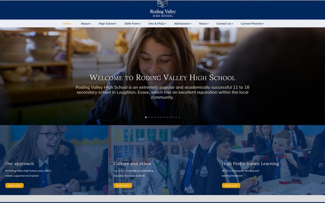 Roding Valley High School Web Design Scotland