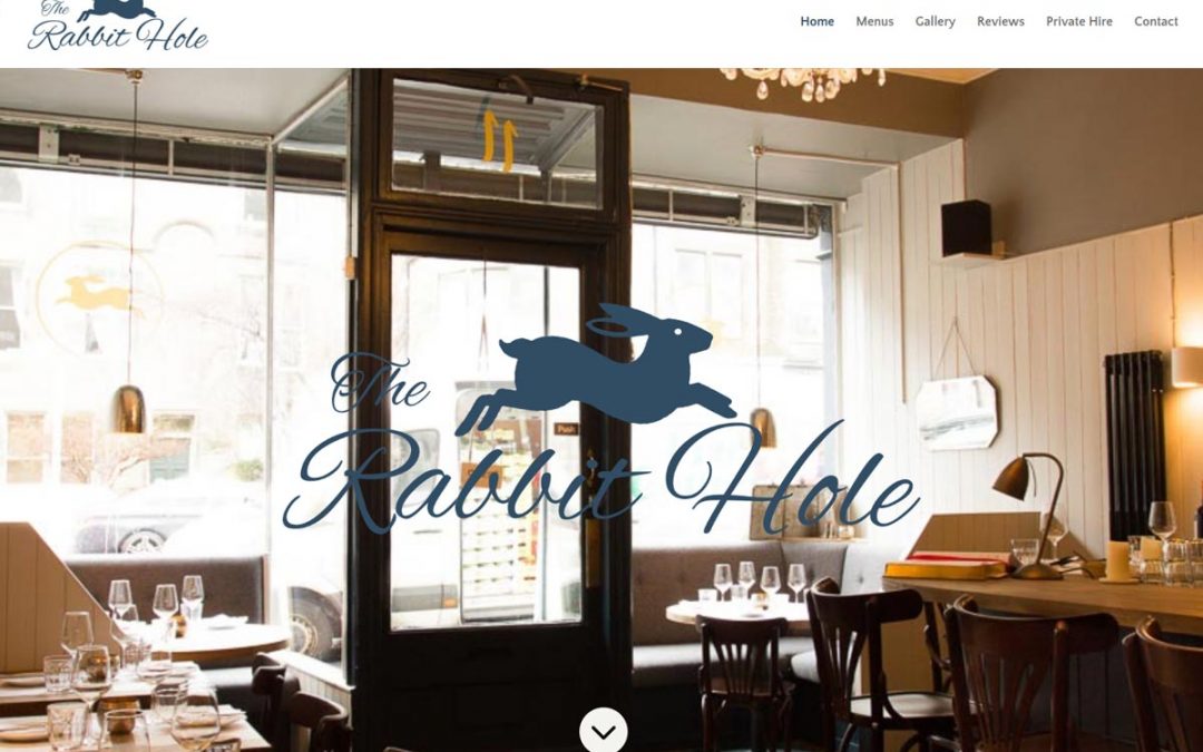 The Rabbit Hole Restaurant Web Design Edinburgh
