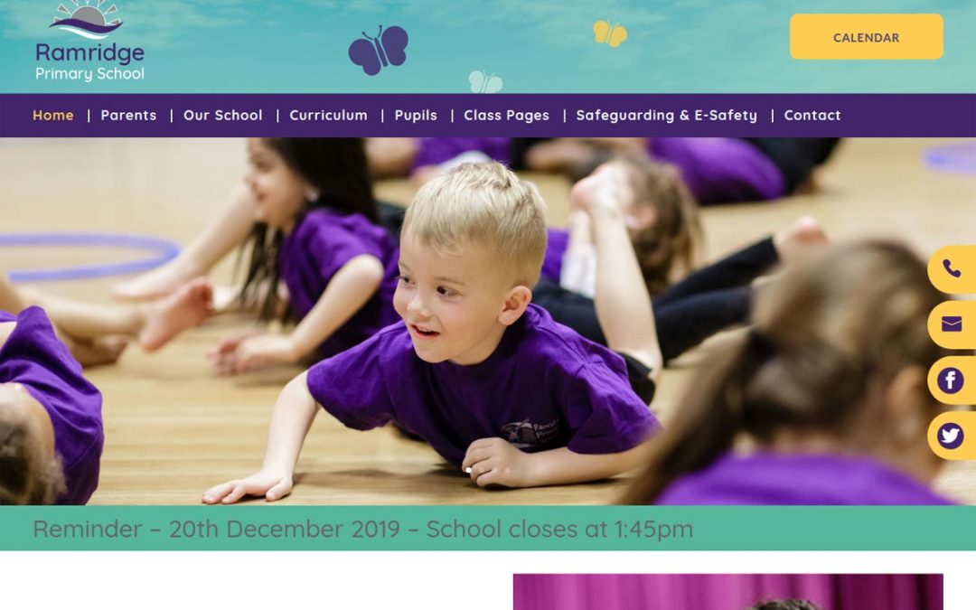Ramridge Primary School Web Design UK