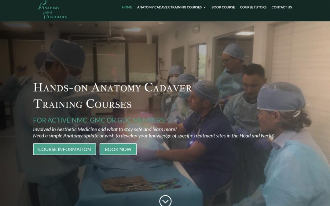 Anatomy and Aesthetics Web Design Edinburgh
