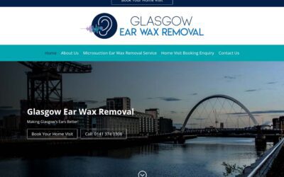 Glasgow Ear Wax Removal Web Design Scotland