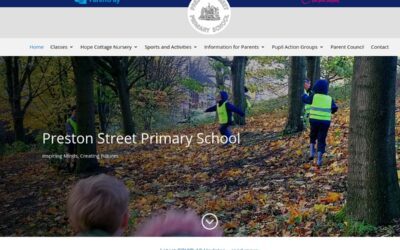 Preston Street Primary School Web Design Edinburgh