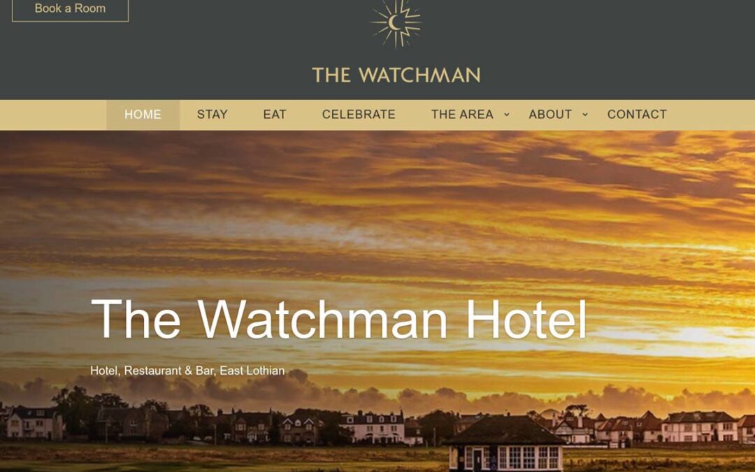 Watchman Hotel & Restaurant Gullane Web Design