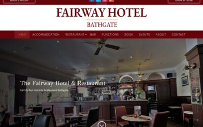 Fairway Hotel & Restaurant Bathgate Web Design