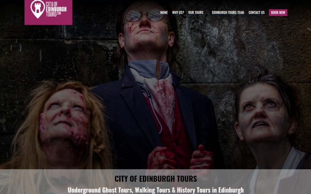 City of Edinburgh Tours Wordpress Ecommerce Web Design Edinburgh