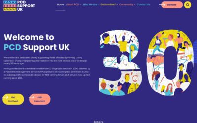 PCD Support Charity Web Design