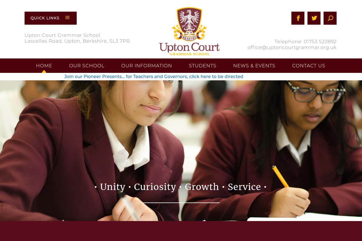 Grammar School Web Design