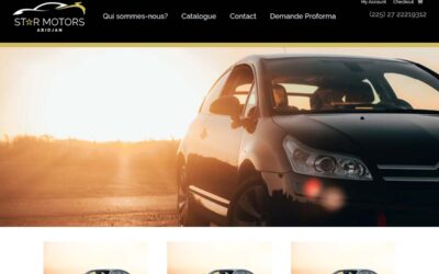 Star Motors Wordpess & Woocommerce Web Site Build Cote D’Ivoire