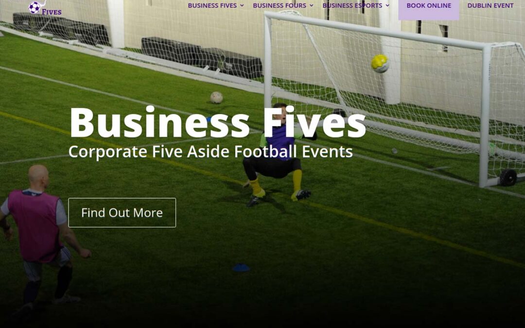 Business 5s Corporate Sports Competition Organisers Web Design