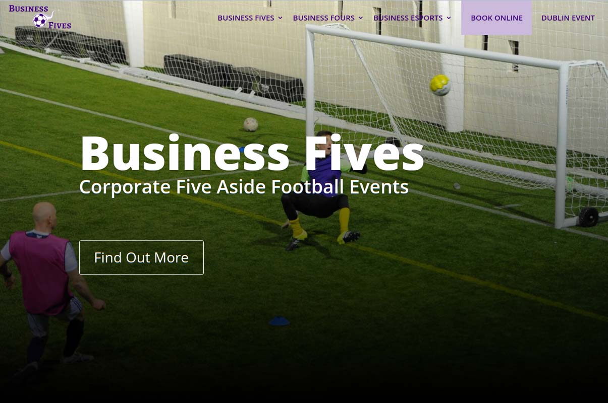 Business 5s Corporate Sports Competition Organisers New Business Web Design