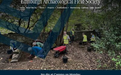 Edinburgh Archaeological Field Society Web Site Redesign