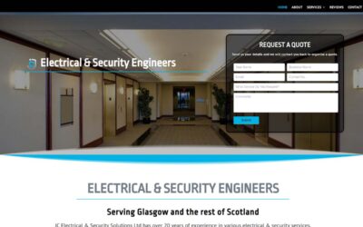 JC Electrical & Security Solutions Web Site Redesign