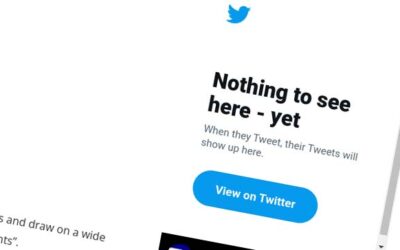 Twitter Embeds Not Working ‘Nothing to see here – yet’