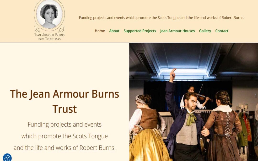Jean Armour Burns Trust Web Site Redesign