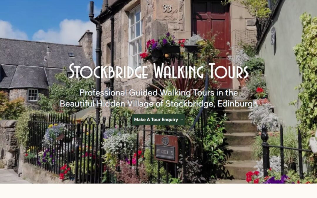 Stockbridge Walking Tours Wix Web Design Edinburgh