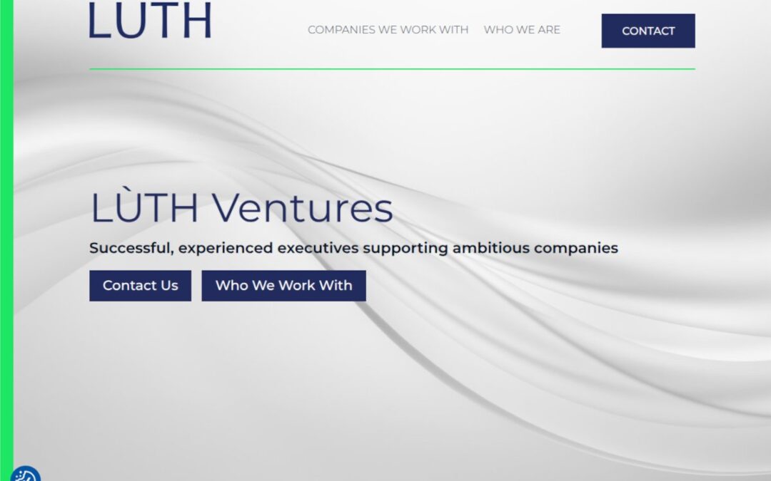 LUTH Ventures Financial Web Design