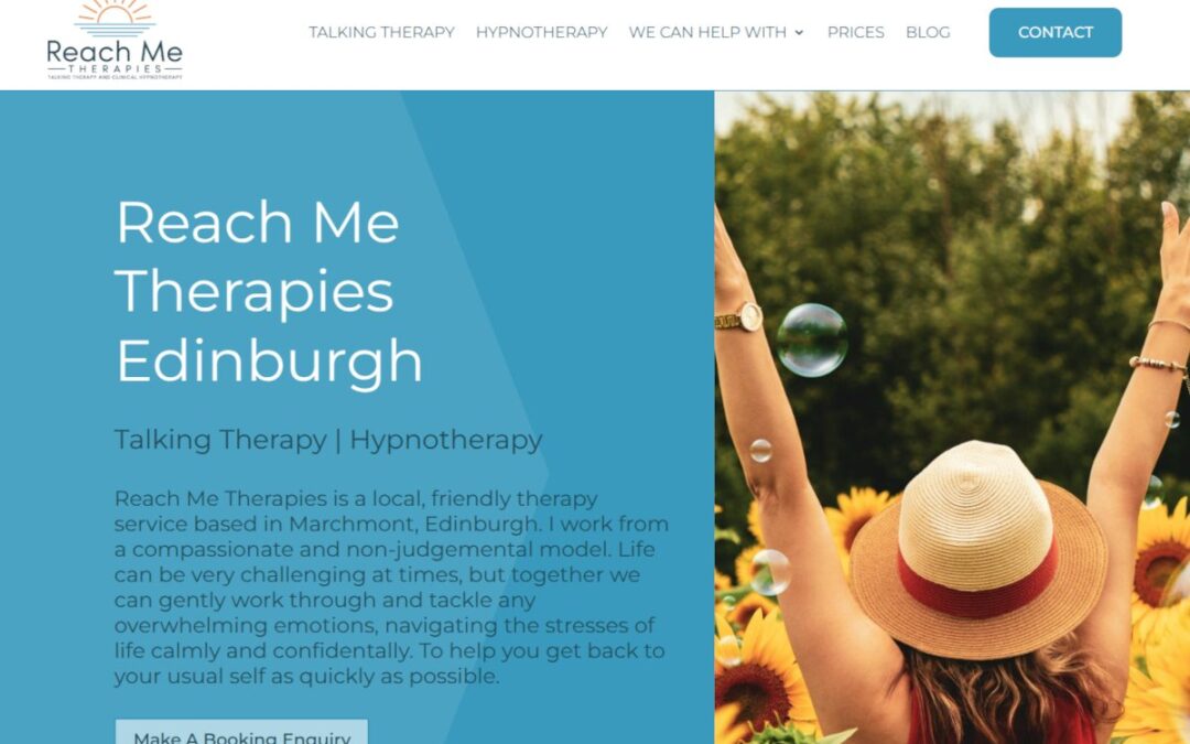 Reach Me Therapy Web Design Edinburgh